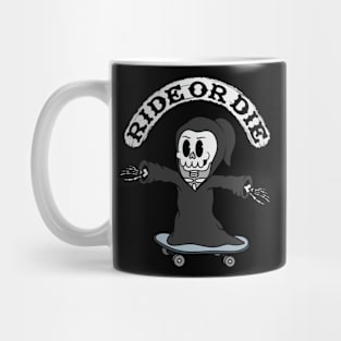 Ride or die skull Mug